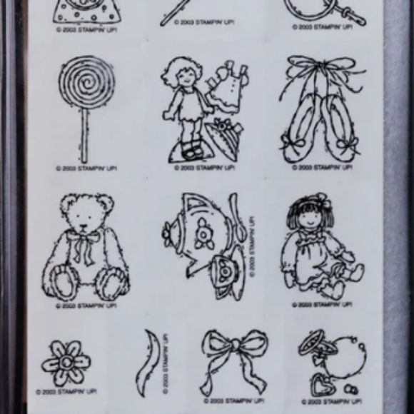 Buttons Bows and Twinkletoes, stamp set - Picture 5 of 5